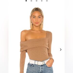 for love and lemons brown bodysuit size small